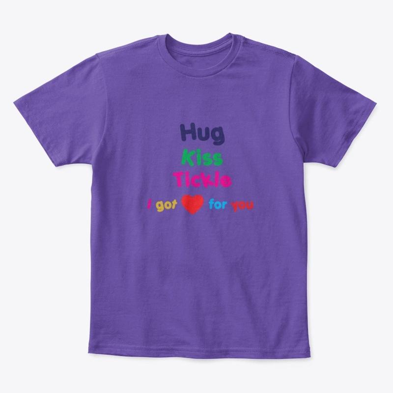 Hug Kiss Tickle Kids T-shirt